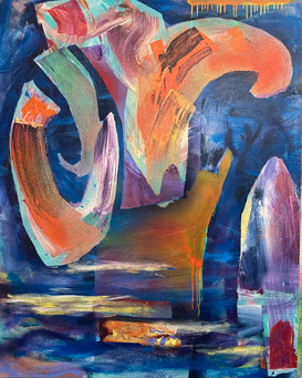 60"X48" acrylic paint and spray paint on wood panel
2022