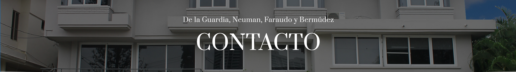 Contactenos banner