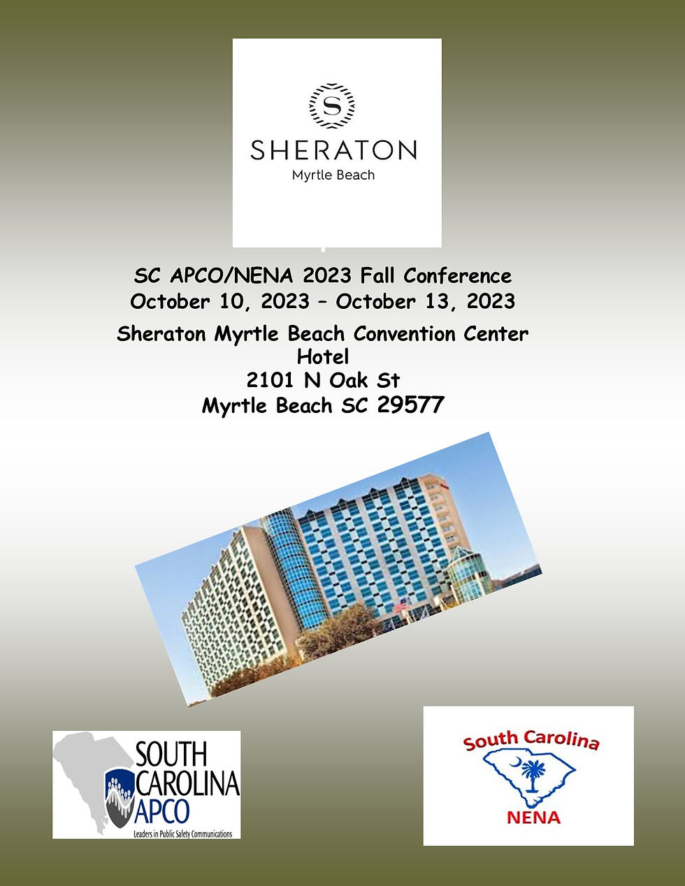 SC APCO NENA 2023 FALL CONFERENCE