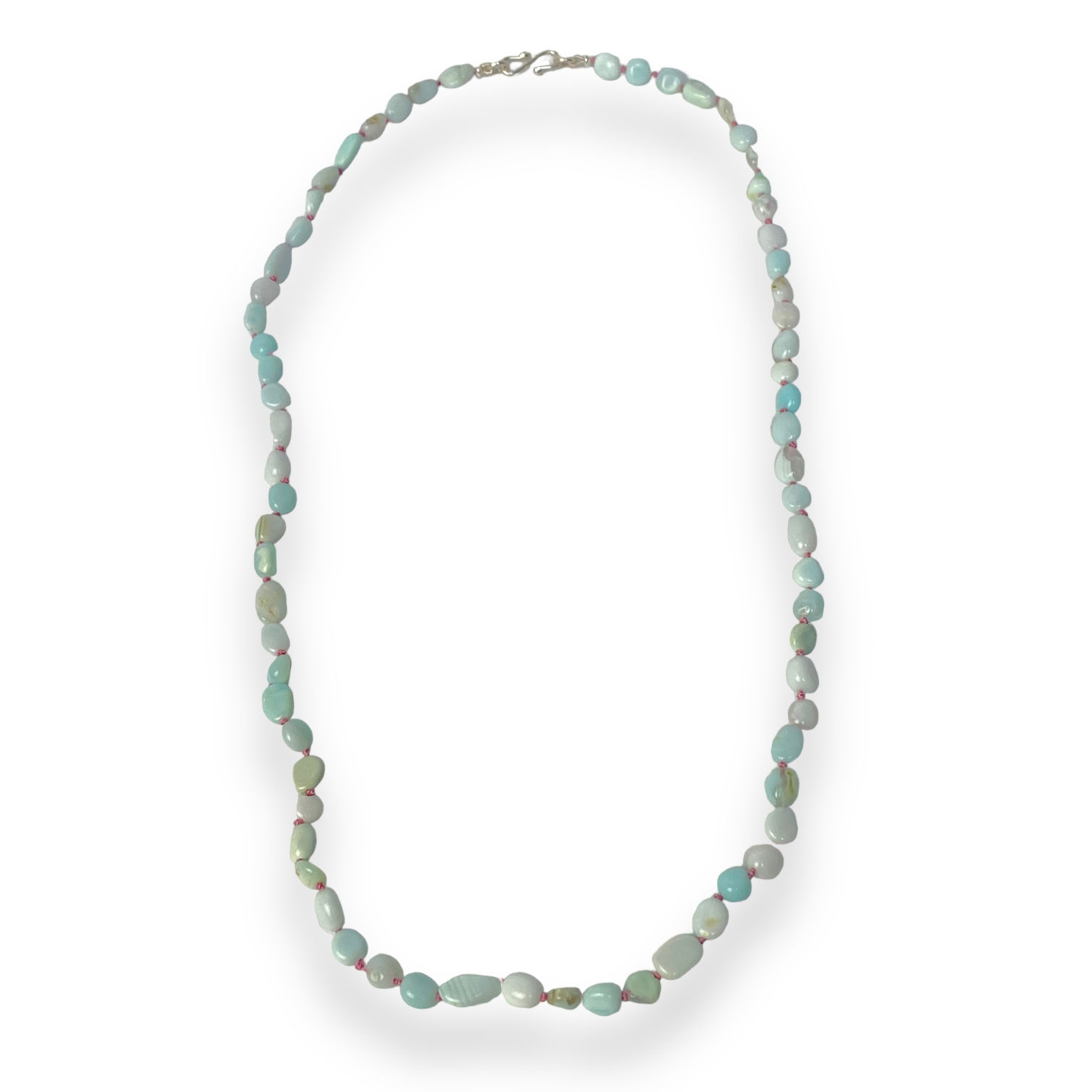 Collier noué Opale du Pérou