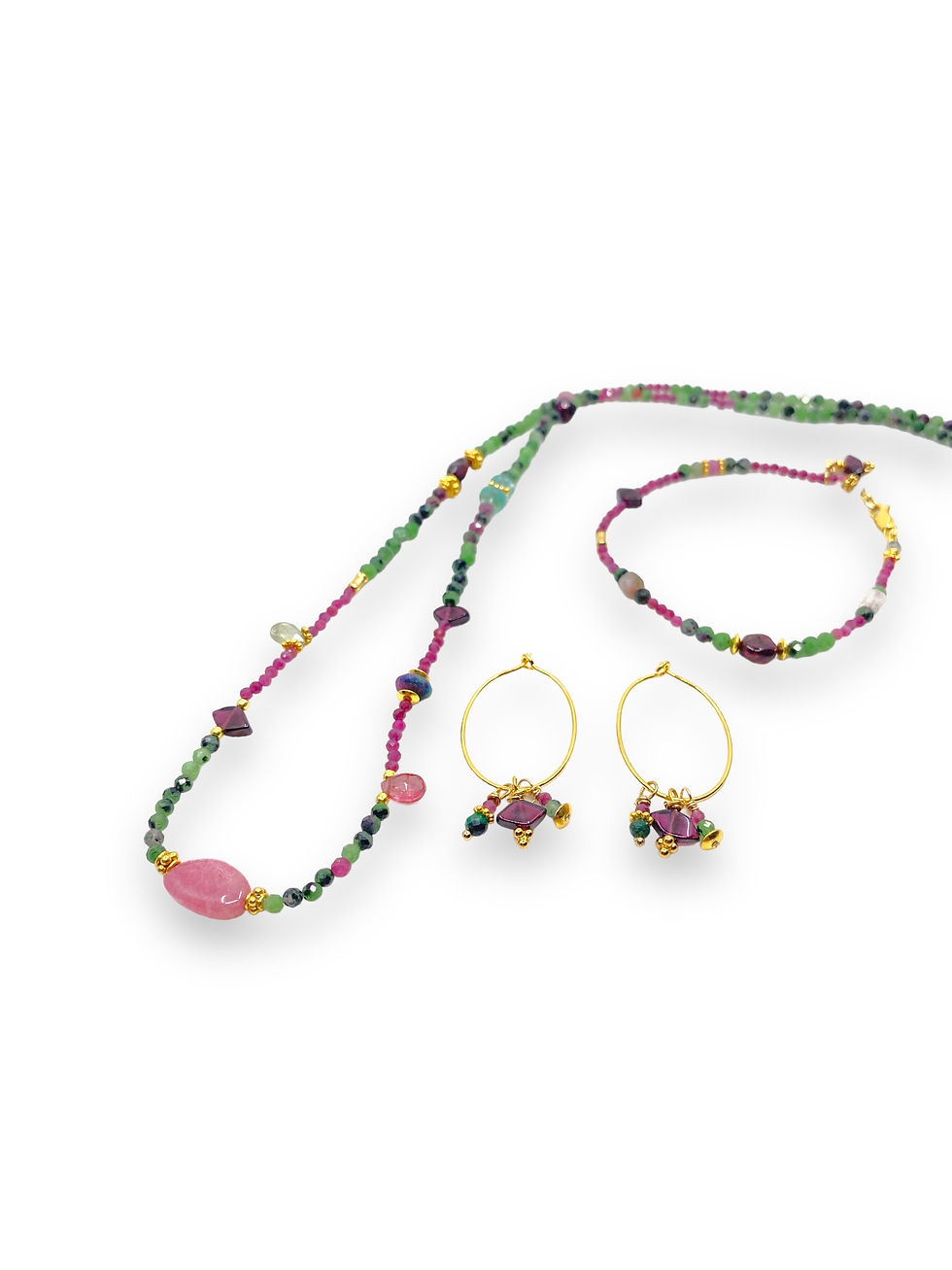 Miniature : Boucles d'oreilles pierres ovales
