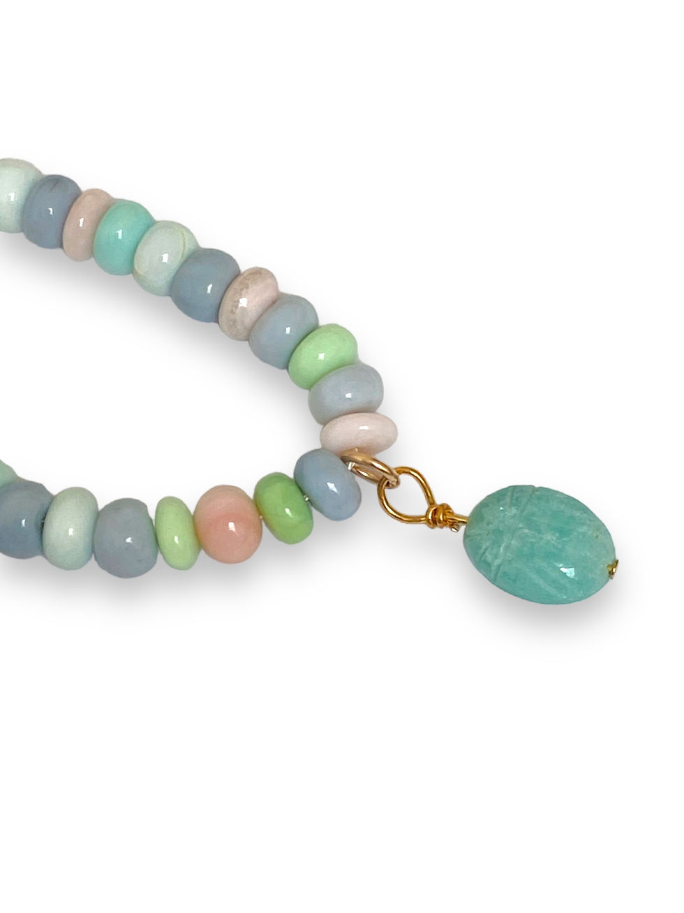 Miniature : Collier Multo Opale Scarabée