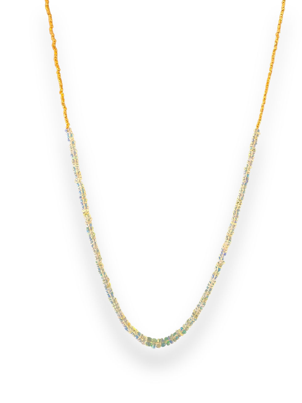 Miniature : Collier d'opale de feu éthiopienne
