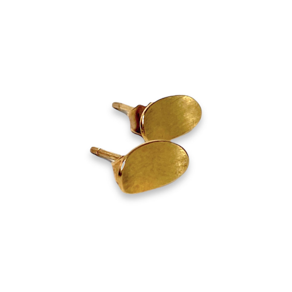 Miniature : Clous d'oreilles en or brossé