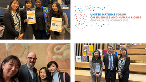 Participating in the International Conference "UN Forum on Business and Human Rights" in Geneva and Presenting on Child Labour Free Zones