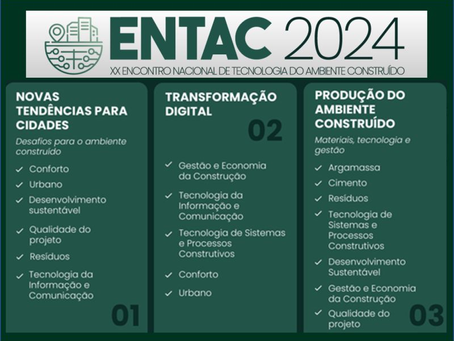 ENTAC 2024 - XX Encontro Nacional de Tecnologia do Ambiente Construído