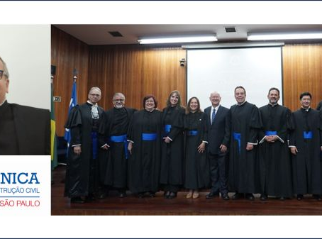 Docentes Antonio Figueiredo e Rafael Pileggi são homenageados em sessão solene de posse dos novos professores titulares da Escola Politécnica