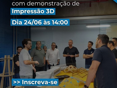 Visita aberta ao Laboratório de Impressão 3D de Concreto do HubIC dia 24 de junho às 14h00. O HubIC é resultante da celebração de um acordo de cooperação técnica entre ABCP, USP e SNIC