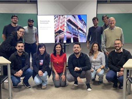 Economista Ana Castelo discursou sobre "Economia da Construção" aos alunos da disciplina Cadeia Produtiva da Construção - Mestrado Profissional ConstruInova