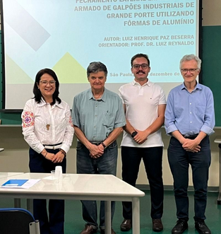 Monografia realizada por Luiz Henrique Paz Beserra no âmbito do curso do Poli-Integra, Analisa Redução de Prazos em Estudo de Paredes de Concreto Armado em Fôrmas de Alumínio para Galpões