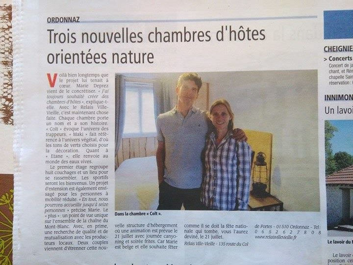 C'est dans le journal la Voix de l'Ain