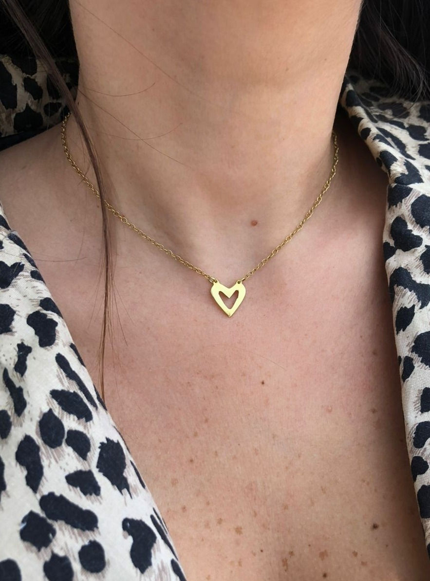 Collar Cadena de Amor bañado en oro