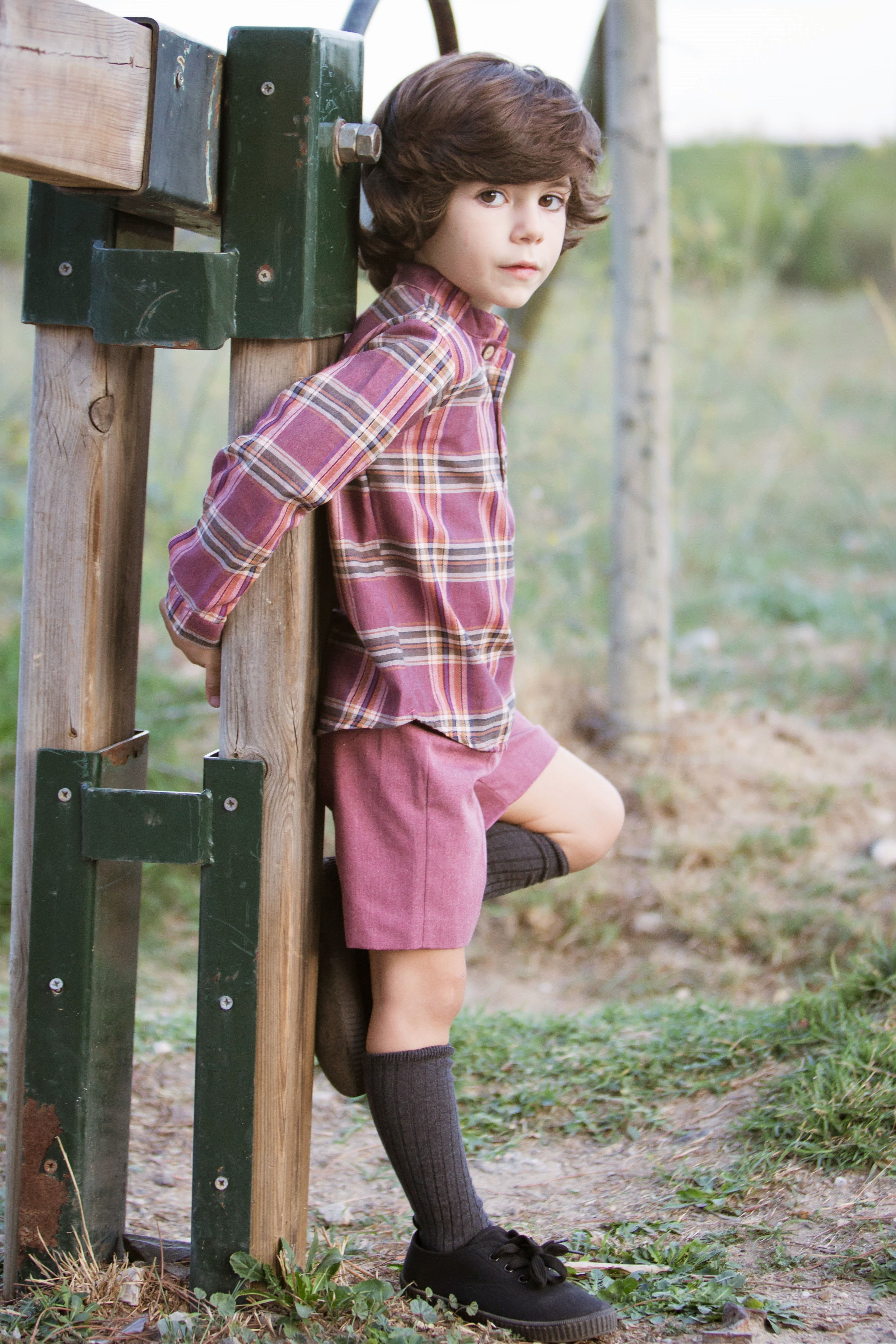 Total Look Niño Escocés
