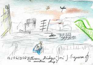 01/06/2026 "Between Bridges a sunken ship"