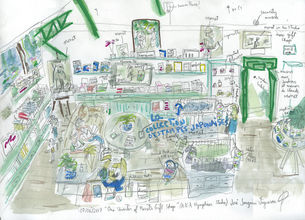 07/06/2017"One Quarter of Monet's Gift shop (a.k.a Nympheas Studio)"