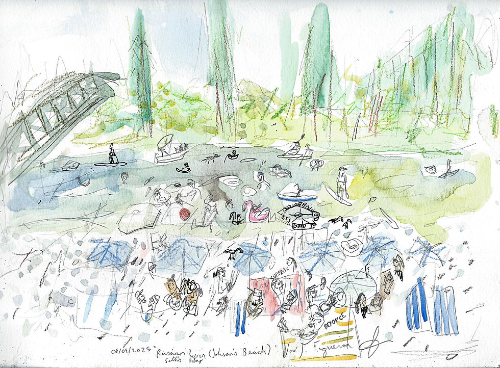 11 in x 9 in mixed media on watercolor paper