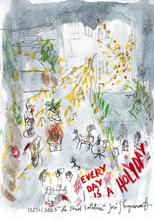 12/21/2023 "Le shed Solstice"