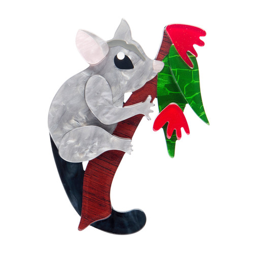Erstwilder- Penny the Possum Brooch tortonibijoux