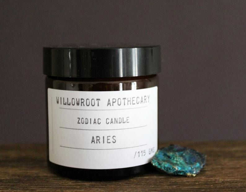 Willowroot Apothecary- Aries Zodiac Soy Candle