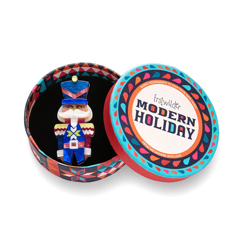 Thumbnail: Erstwilder- The Festive Soldier Brooch