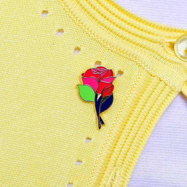 Thumbnail: Erstwilder- Budding Rose Enamel Pin
