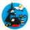 Thumbnail: Coup De Colere- Blue Halloween brooch / Meg & Mog