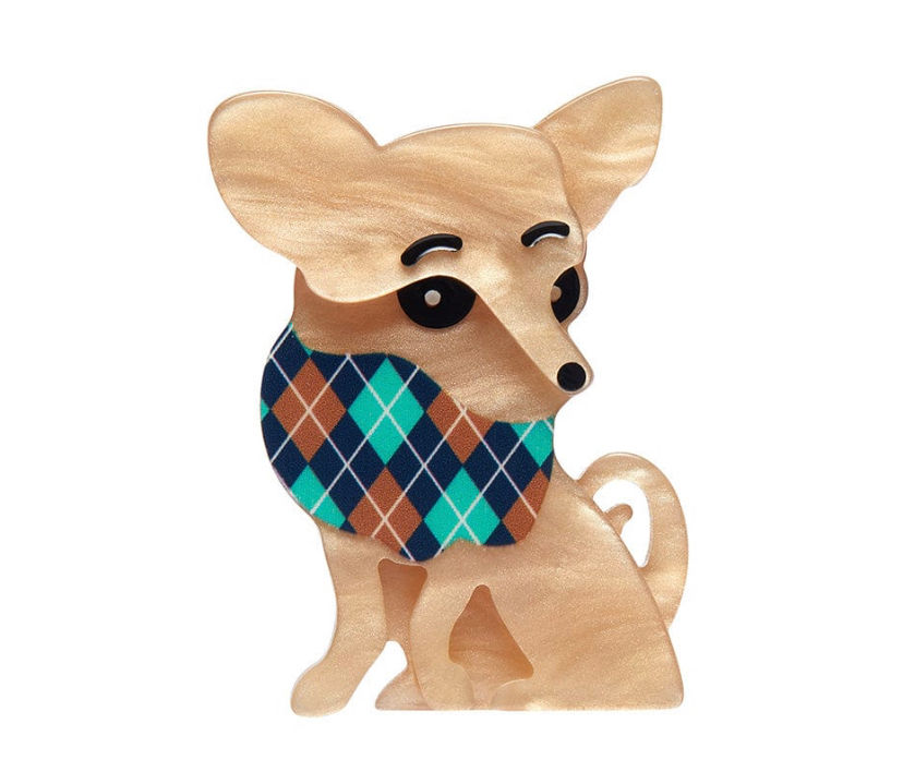 Erstwilder - Chi Chi Chihuahua Mini Brooch
