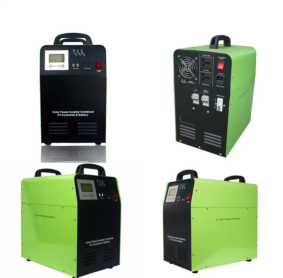 Thumbnail: 1KW Off Grid Energy Power Bank System Solar/AC/DC
