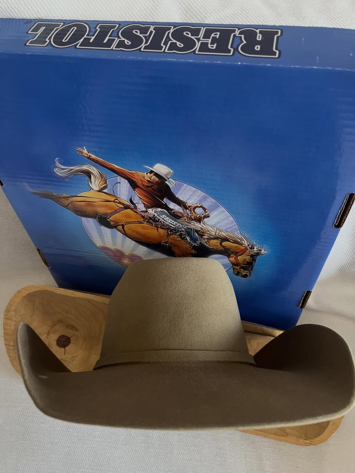 Texana Resistol 6X pelo de castor con caja y ticket de compra
