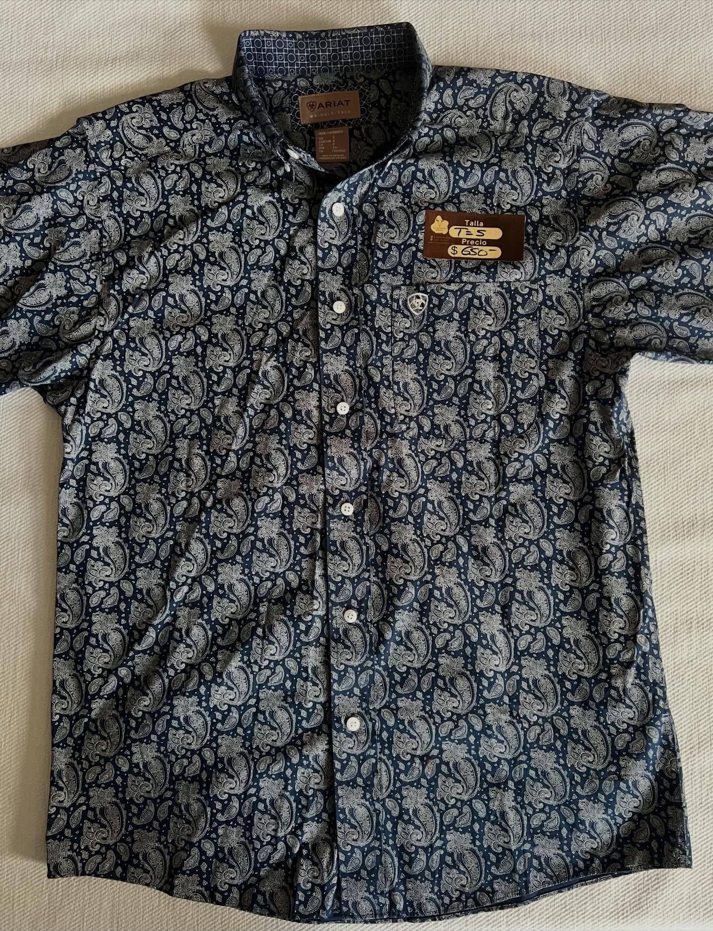 Camisa vaquera Ariat manga corta