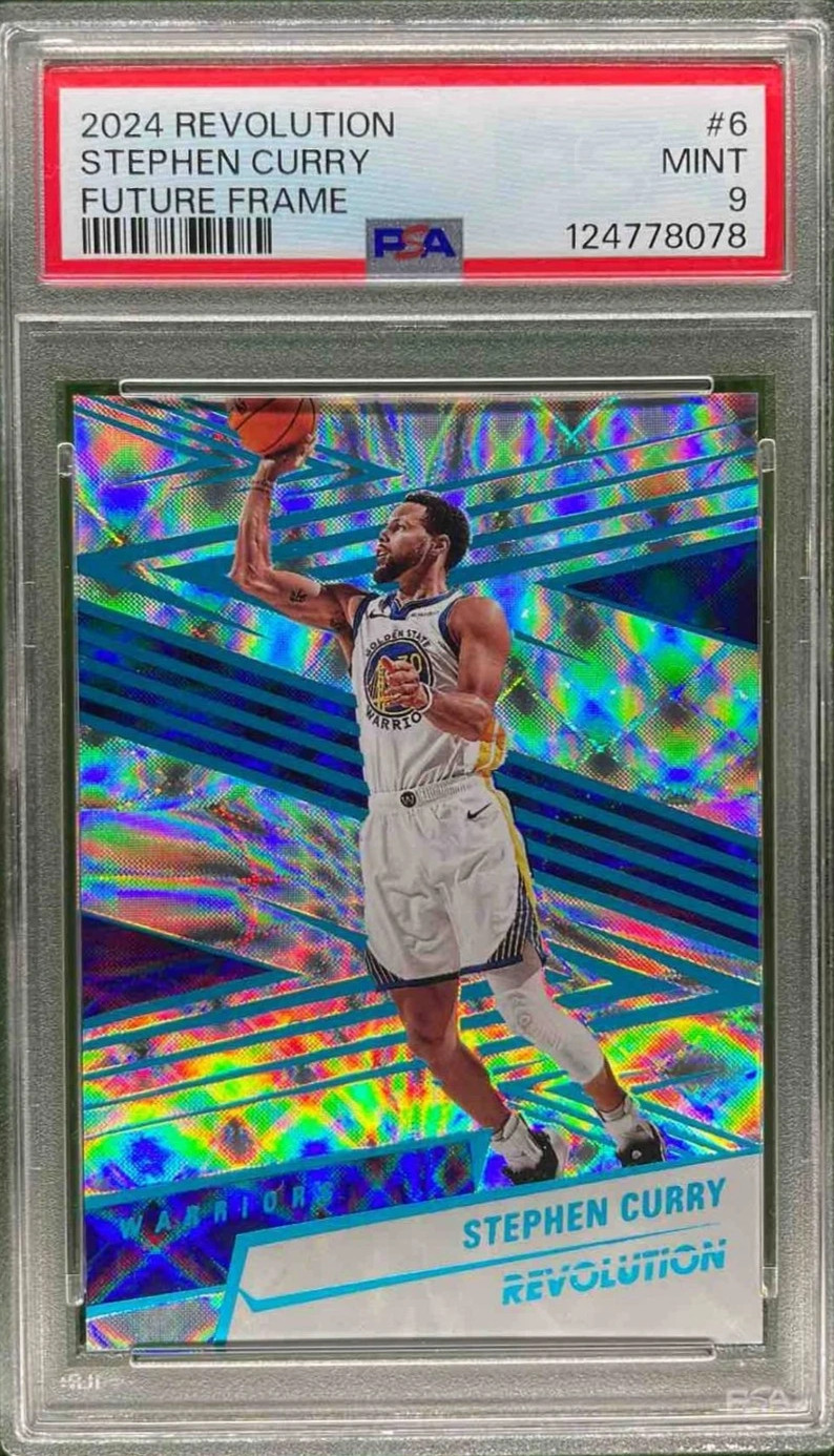 2024 Panini Revolution Stephen Curry Future Frame 10/60 PSA 9