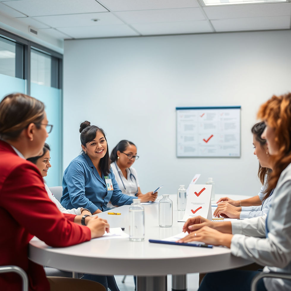 Create a professional, institutional-style photo representing democratic social participat