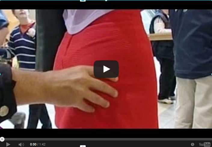 SEXY Woman Butt Groped In Public