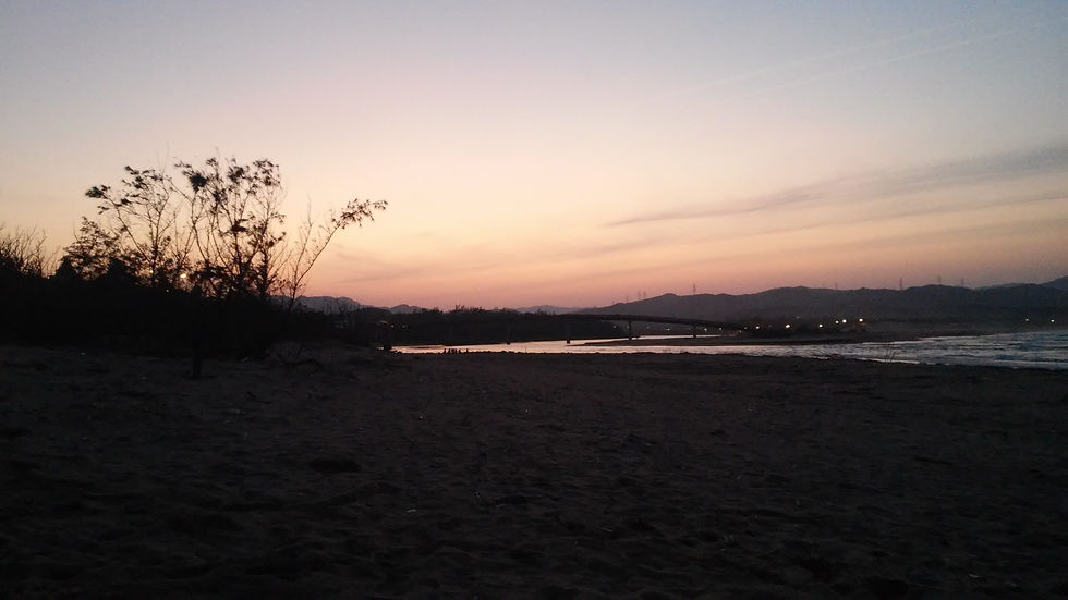 fulong beach sunset