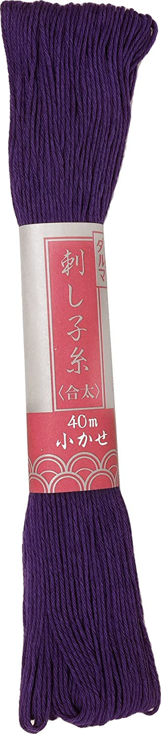 Thumbnail: #28 imperial purple 40m medium Yokota Daruma sashiko thread