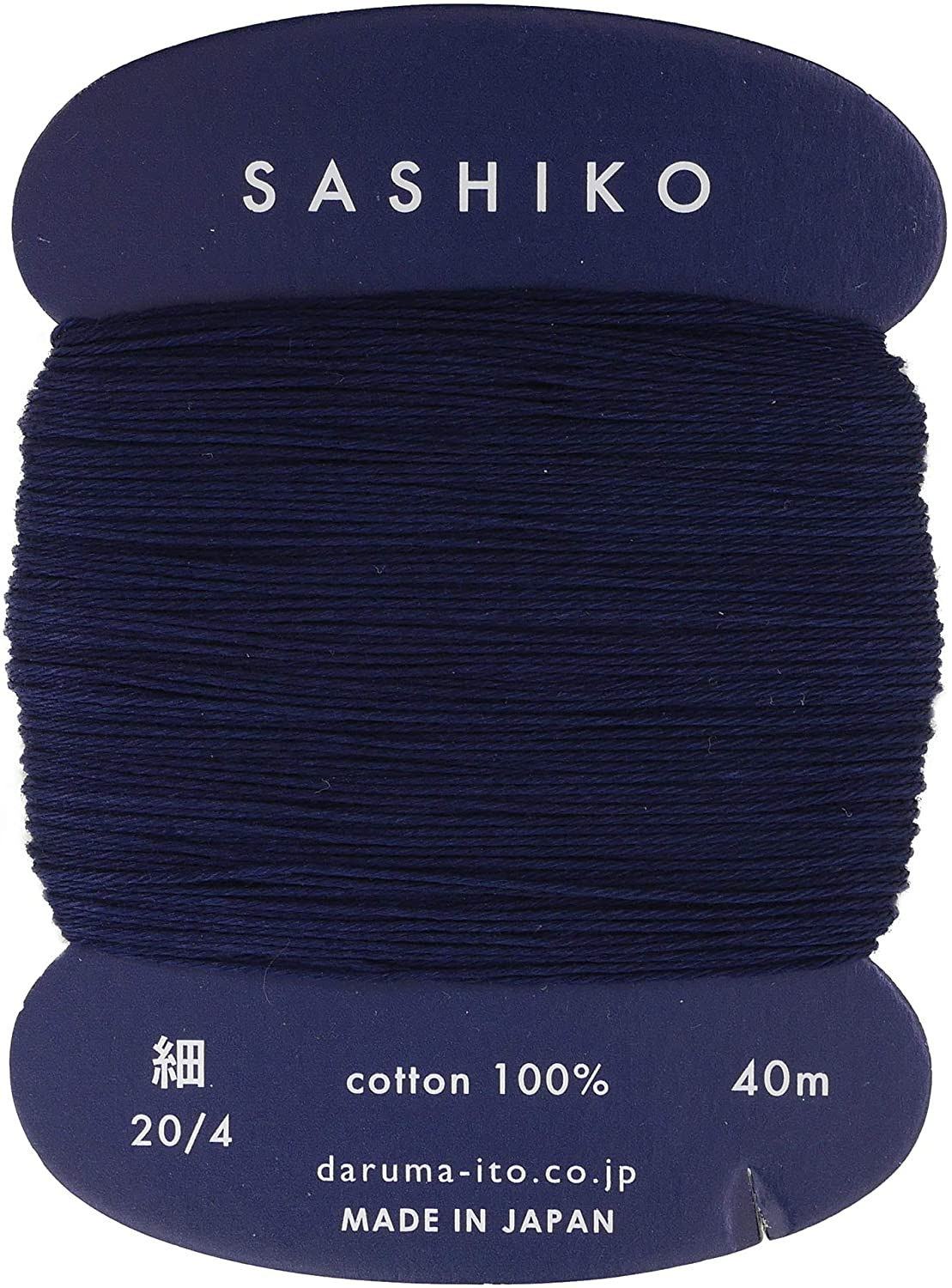 #216 extra dark indigo blue 40m fine Yokota Daruma sashiko thread