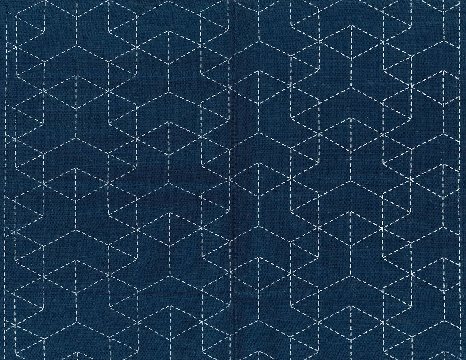 #5 Naska sashiko hanafukin 'rokkaku tsumiki' hexagonal building blocks