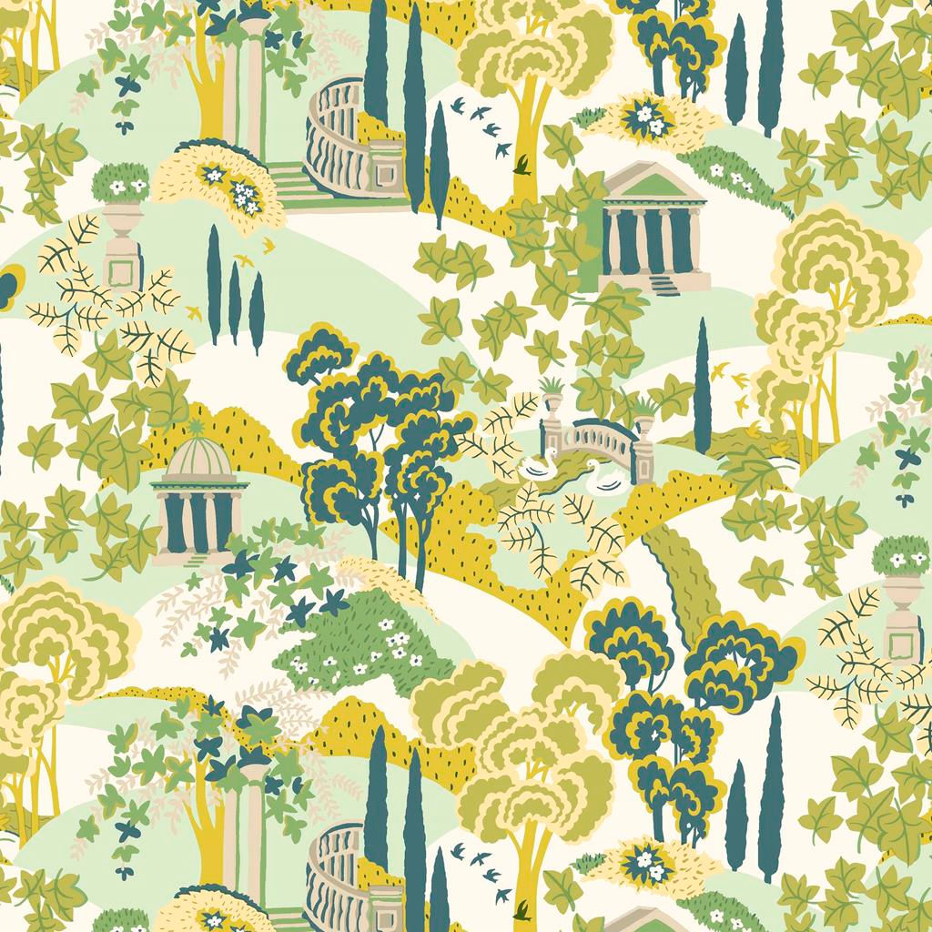 LF01667332B 'Garden Follies' Garden Party by Liberty - by 1/2m