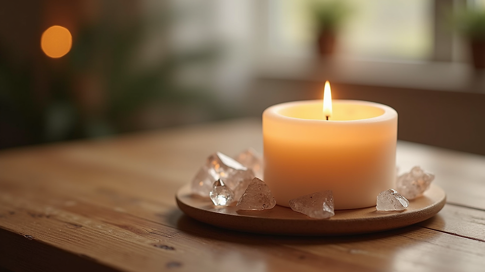 Discover Soy Candles and Crystals for Wellness