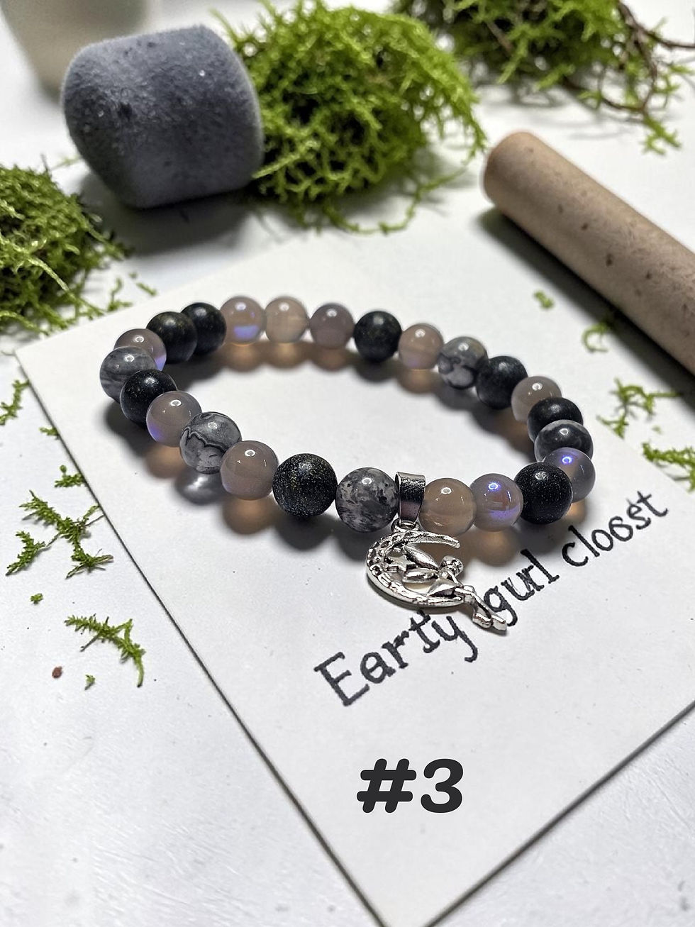 Thumbnail: Natural Stone Boho Beaded Bracelets