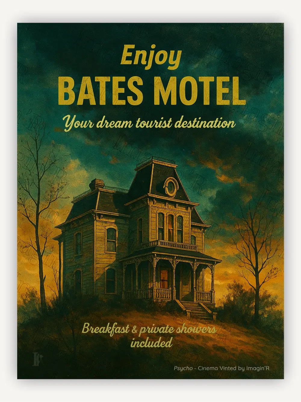 Affiche vintage Psychose (Psycho)  | Collection Cinéma Vinted