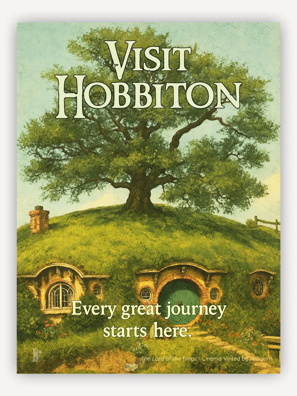 Affiche vintage Seigneur des Anneaux  | Collection Cinéma Vinted