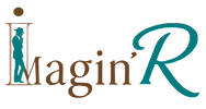 Logo Imagin’R, création graphique sur mesure en Pays de la Loire.