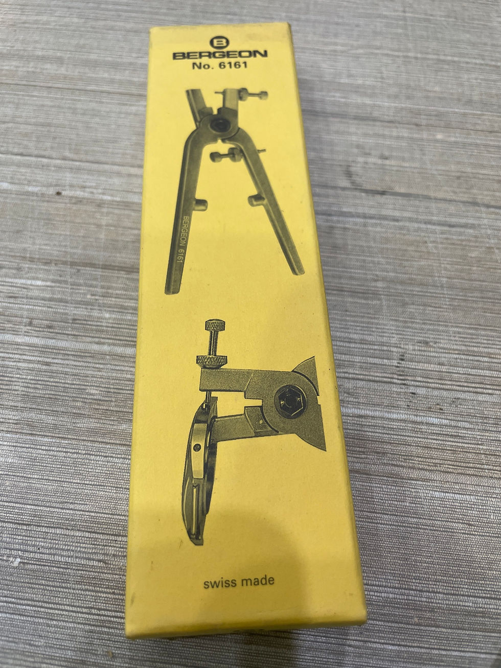 Thumbnail: Bergeon 6161 Pliers for fitting pushers