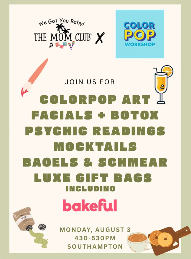 The Mom Club x ColorPop Workshop Southampton