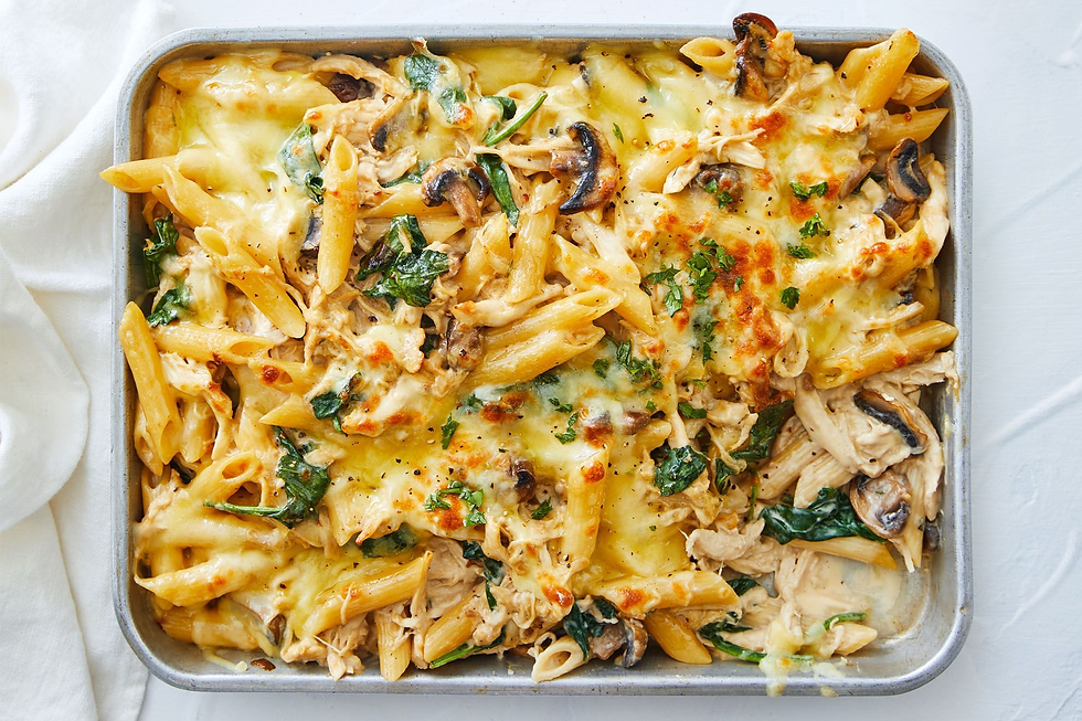 Creamy Chicken Pasta Bake