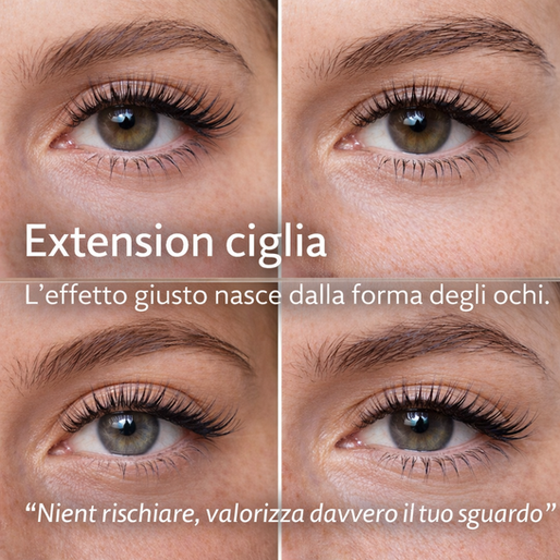 Extension ciglia: come scegliere l’effetto giusto in base alla forma degli occhi