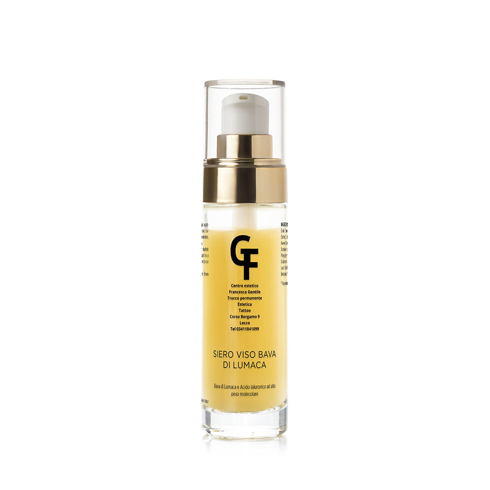 Confezione GF Siero Viso Bava di Lumaca – 30 ml su fondo bianco.