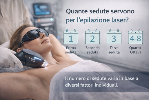 Quante sedute servono davvero per l’epilazione laser definitiva
