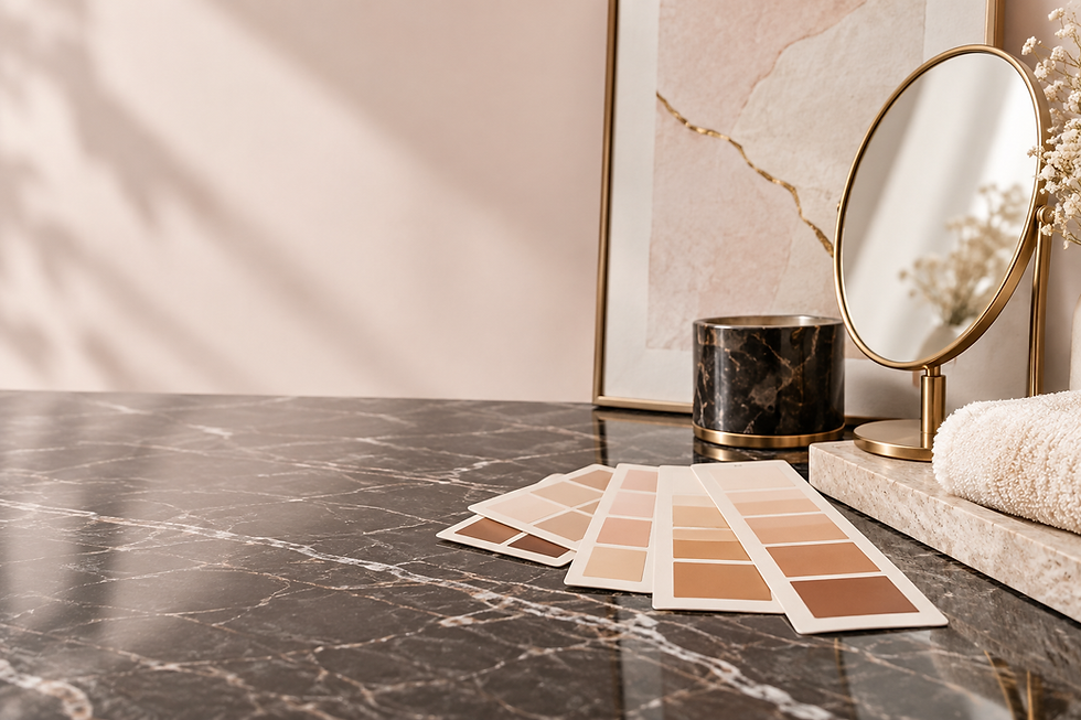 Materiali professionali per consulenza estetica di camouflage cicatrici